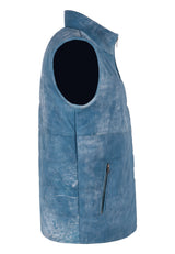 DOFF Men's Leather Gilet