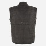 DOFF Men's Quilted Leather Gilet