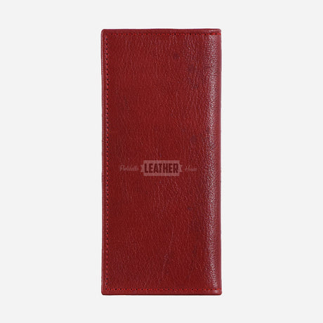 Red Leather Coat Wallet