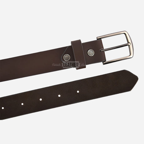Men's Leather Formal Belt Brown