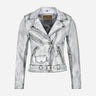 SYSSA Women’s Leather Biker Jacket White