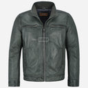 BENTOR Men's Casual Leather Jacket