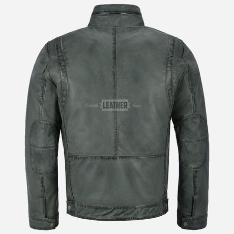 BENTOR Men's Casual Leather Jacket