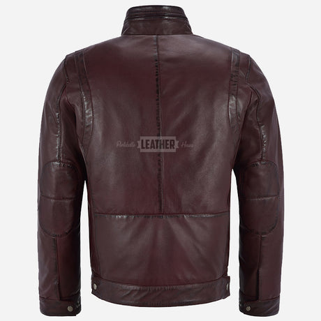 BENTOR Men's Casual Leather Jacket