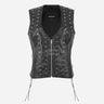RÉVA Women's Studded Leather Waistcoat