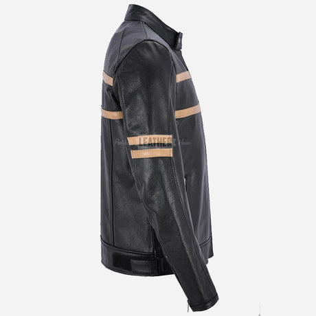 HASK Leather Racer Jacket
