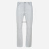 GRIT Men's White Leather Pants Jean's Style