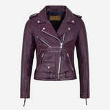 LESSEY Women’s Leather Biker Jacket