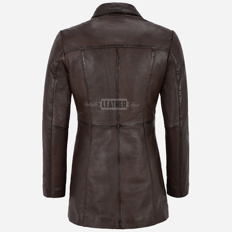 CHANTEL Women's Leather Coat