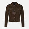 NOELLE Women's Suede Denim Jacket