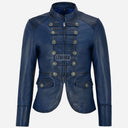 AERYNIX Women's Studded Leather Jacket