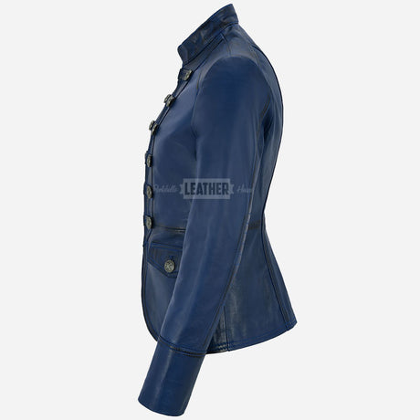 AERYNIX Women's Studded Leather Jacket