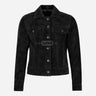 NOELLE Women's Suede Denim Jacket