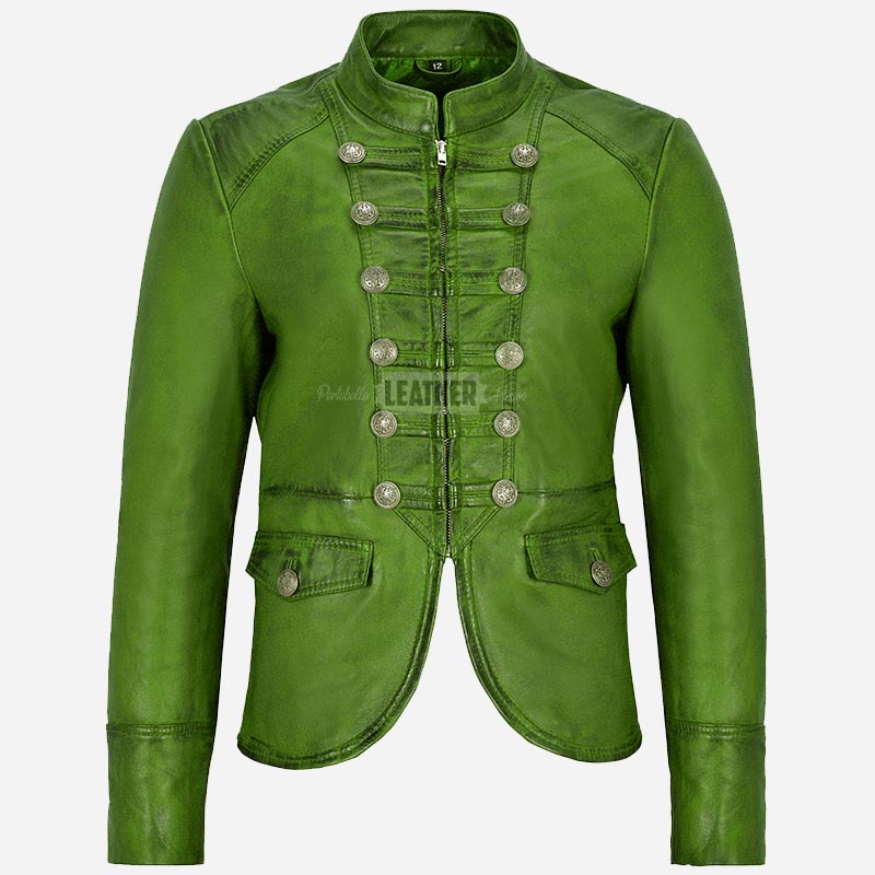 AERYNIX Women's Studded Leather Jacket
