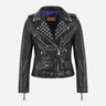 SYSSA Women’s Studded Leather Biker Jacket