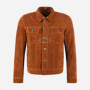 JAXLEY Men's Suede Trucker Jacket