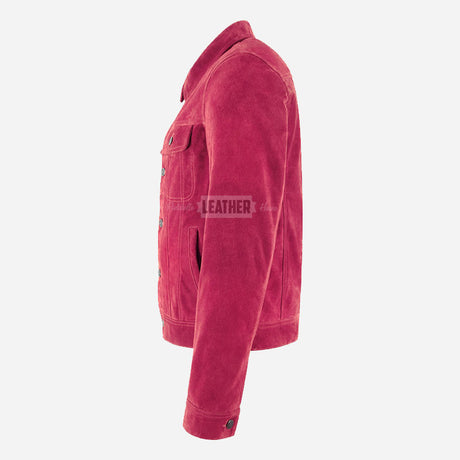 JAXLEY Men's Suede Trucker Jacket