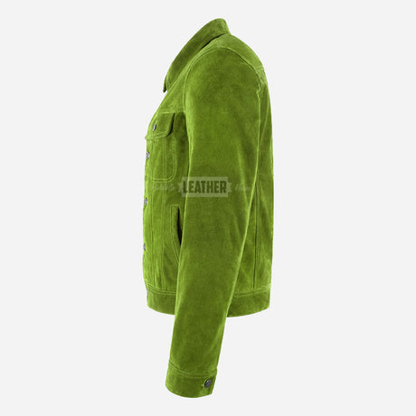 JAXLEY Men's Suede Trucker Jacket