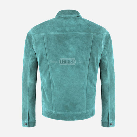 JAXLEY Men's Suede Trucker Jacket