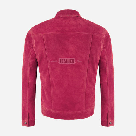 JAXLEY Men's Suede Trucker Jacket