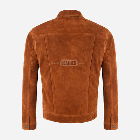 JAXLEY Men's Suede Trucker Jacket