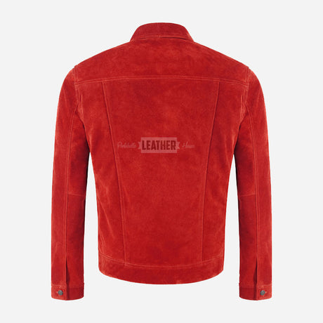 JAXLEY Men's Suede Trucker Jacket