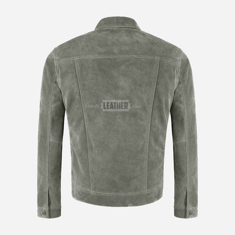 JAXLEY Men's Suede Trucker Jacket