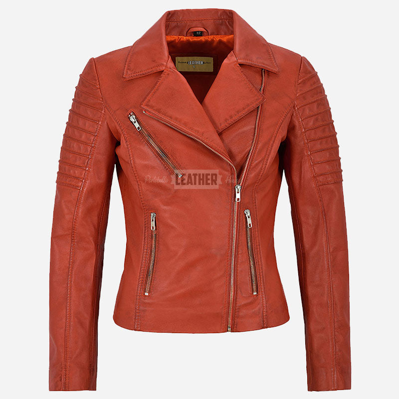 VIONEL Leather Biker Jacket