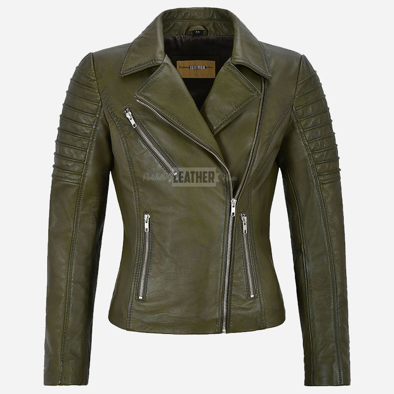 VIONEL Leather Biker Jacket