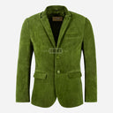 MALRIN Men's Suede Leather Blazer