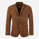 MALRIN Men's Suede Leather Blazer