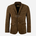 MALRIN Men's Suede Leather Blazer