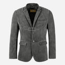 MALRIN Men's Suede Leather Blazer