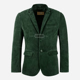 MALRIN Men's Suede Leather Blazer