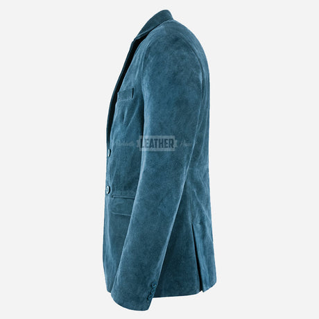 MALRIN Men's Suede Leather Blazer