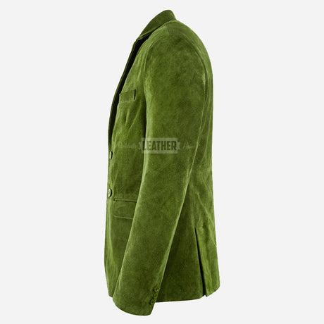 MALRIN Men's Suede Leather Blazer