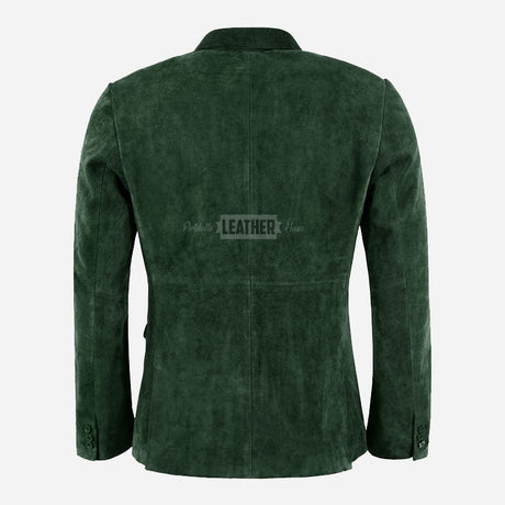 MALRIN Men's Suede Leather Blazer