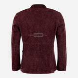 MALRIN Men's Suede Leather Blazer