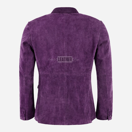 MALRIN Men's Suede Leather Blazer