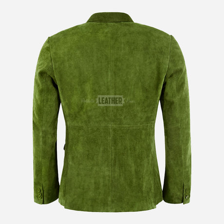 MALRIN Men's Suede Leather Blazer