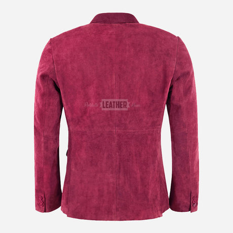 MALRIN Men's Suede Leather Blazer