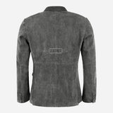 MALRIN Men's Suede Leather Blazer