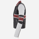 UNION JACK Women's Union Flag Leather Jacket