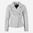 EMBERLYN Women's Leather Biker Jacket