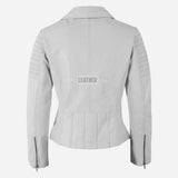 EMBERLYN Women's Leather Biker Jacket