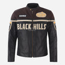 BLACK HILLS Men's Leather Biker Jacket