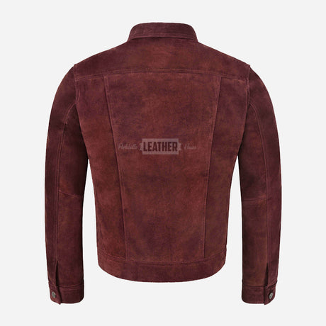 JAXLEY Men's Suede Trucker Jacket