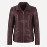DALRAY Collared Leather Jacket for Women