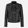 KORA Women's Leather Racer Jacket