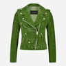 ASTRAE Women’s Suede Biker Jacket